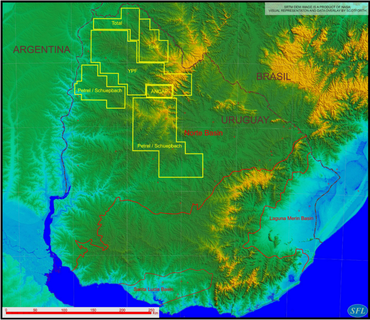 URUGUAY: Oil and Gas in the Norte Basin?